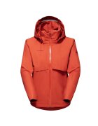 Mammut Дамско спортно яке Seon 2L - технически хардшел - оранжево - полиестер