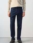 Mango Дънки със стандартна кройка Тъмносин