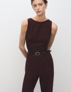 Mango Гащеризон с колан Тъмновиолетов
