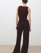 Mango Гащеризон с колан Тъмновиолетов