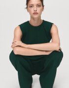 Mango Гащеризон с широк крачол Бледозелен