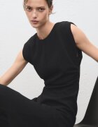 Mango Гащеризон с широк крачол Черен