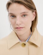 Mango Къс свободен тренч Светло бежово