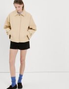 Mango Къс свободен тренч Светло бежово