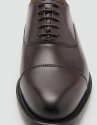 Mango Кожени обувки Oxford Коняк кафяв