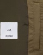 Mango Непромокаем тренч с джобове Каки
