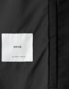 Mango Палто с копчета Черен