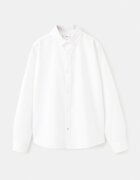 Mango Памучна риза Oxford Бял