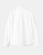 Mango Памучна риза Oxford Бял