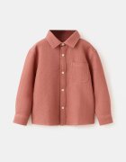 Mango Риза от пике Бледочервен