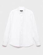 Mango Риза Oxford Бял