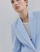Mango Сако с копчета и раздвоен ревер Небесносин