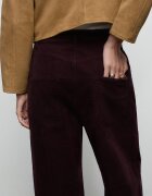 Mango Широки джинси Тъмновиолетов