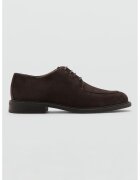 Mango Велурени обувки Derby