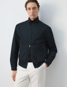 Mango Водоустойчиво яке с цип Тъмносин