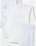 Marc Jacobs Блуза и панталон - 3 части - Бял/Пастелносин