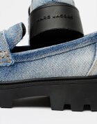 Marc Jacobs Дънкови мокасини с масивен ток Син меланж