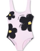 Marc Jacobs Флорален цял бански - Черен/Бледо розово