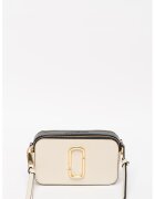 Marc Jacobs Кожена чанта през рамо Snapshot - Черен/Крем