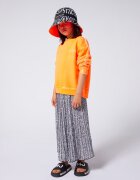 Marc Jacobs Плисирана пола с надпис Черен/Мръснобял