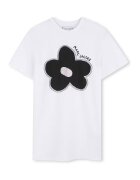 Marc Jacobs Рокля-тениска с декоративни камъни - Черен/Бял