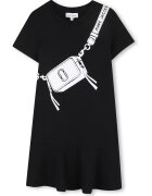Marc Jacobs Рокля-тениска с графика - Бял/Черен