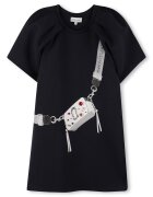 Marc Jacobs Рокля тип тениска с фигурален принт Черен