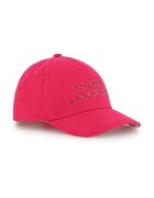 Marc Jacobs Шапка с лого от декоративни камъни - Яркорозово