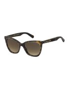 Marc Jacobs Слънчеви очила Cat-Eye с лого - Черен/Кафяв
