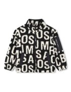 Marc Jacobs Жилетка с лого и цип Слонова кост/Черен