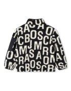Marc Jacobs Жилетка с лого и цип Слонова кост/Черен