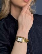Marc Lauder Часовник с верижка от неръждаема стомана Златист