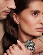 Marc Lauder Мултифункционален часовник с верижка от нерждаема стомана