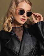 Marc Lauder Унисекс кръгли слънчеви очила с поляризирани лещи - 654987 Сребрист