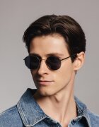 Marc Lauder Унисекс кръгли слънчеви очила с поляризирани лещи - 654987 Сребрист