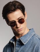 Marc Lauder Унисекс кръгли слънчеви очила с поляризирани лещи - 654987 Златист