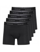 MARCUS Мъжки боксерки комплект от 5 броя черни Черен