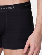 MARCUS Мъжки боксерки комплект от 5 броя черни Черен
