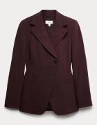 Marks & Spencer Асиметрично сако Бордо