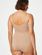 Marks & Spencer Безшено оформящо боди Бежов