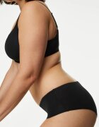 Marks & Spencer Бикини хипстър с памук 5 чифта Черен