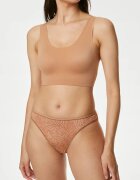 Marks & Spencer Бикини от микрофибър - 5 чифта Канелено кафяво/Бежов