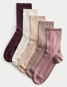 Marks & Spencer Дълги чорапи - 5 чифта Многоцветен