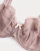 Marks & Spencer Дантелен сутиен с банели Jasmine Прашен люляк