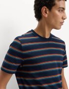 Marks & Spencer Къса памучна пижама с връзка Червен/Тъмносин