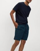 Marks & Spencer Къса пижама с десен Светлосин/Син