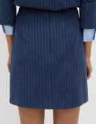Marks & Spencer Къса пола с райе Тъмносин