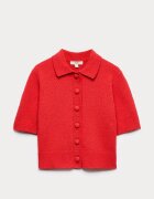 Marks & Spencer Къса слим жилетка Аленочервен