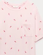 Marks & Spencer Нощница с модал и фигурален принт Светлорозов