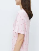 Marks & Spencer Нощница с модал със сърцевиден принт Розово